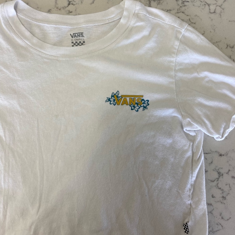 Vans cropped tee